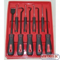 Σετ 9 σουβλιά για αφαίρεση o-ring + ξύστρα (ZT-04122) - SMANN TOOLS.