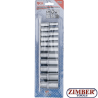 Καρυδάκια ΊΝΤΣΑ 3/8 μακριά πολύγωνα 11 τεμαχίων. 6859 - BGS technic.