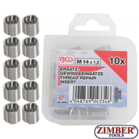 Σπειρώματα ανταλλακτικά M14 x 1.5 mm | 10 τεμαχίων. 9430-1- BGS technic