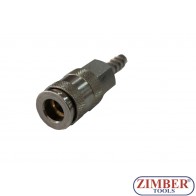 Πρίζα αέρος με ουρά 1/4 Universal Hose - European Type, ZR-12AQCUEH14 - ZIMBER TOOLS.