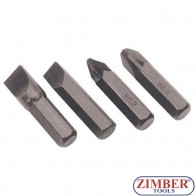 4PCS BIT SET FOR IMPACT DRIVER, ZR-15BSFID04 - ZIMBER TOOLS