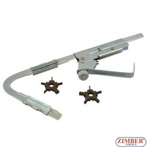 Piston ring groove cleaning tool - ZIMBER