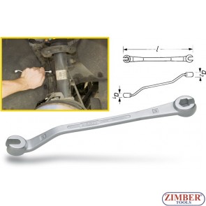 Brake line flare nut wrench 10-11mm-ZIMBER