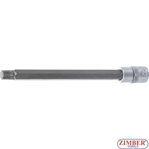 Bit Socket | length 200 mm | 12.5 mm (1/2") Drive | Spline (for XZN) | M12 - 4336 - BGS technic.