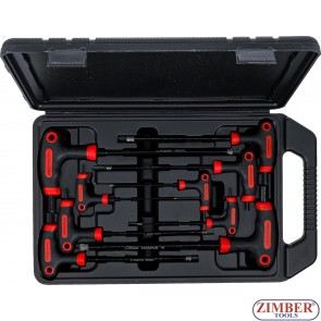 К-т Т-образни шестограми с топка 2x100 мм - 10x200 мм