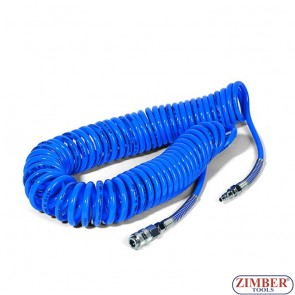 Coiled Pneumatic Hose 15m/6.5x10mm
