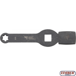 Slogging Ring Spanner E-Type (for Torx) with 2 Striking Faces E20 (ZB-35320) - BGS technic