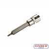 Bit Socket | length 100 mm | 12.5 mm (1/2") Drive | T-Star (for Torx) T15 -ZB-4468- BGS