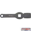 Slogging Ring Spanner E-Type (for Torx) with 2 Striking Faces E18 (ZB-35318) - BGS technic