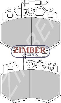 Накладки предни к-т - CITROEN AX , C15, VISA, PEUGEOT 205, 305