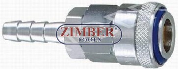 Накрайник за въздух 1/2" ZDC-2 стомана - ZIMBER