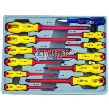 Insulated screwdriver set 12pc,2125 - FORCE.