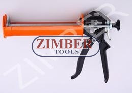 Пистолет за силикон - 380ml - ZIMBER