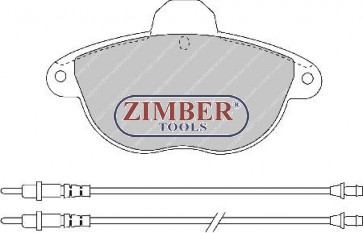 НАКЛАДКИ ПРЕДНИ K-T VOLVO 140, 164, 240, 244, 245, 260, 265 - FERODO