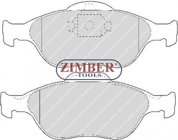 НАКЛАДКИ ПРЕДНИ K-T FORD FIESTA, KA, PUMA - FERODO