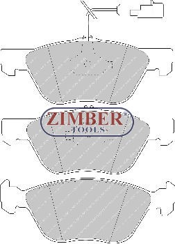 НАКЛАДКИ ПРЕДНИ С ДАТЧИК K-T ALFA ROMEO 145, 146, 147, 155, 156, FIAT BRAVA, BRAVO - FERODO
