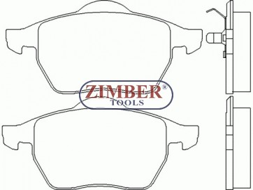 НАКЛАДКИ ПРЕДНИ К-Т AUDI, SEAT, VW - LPR