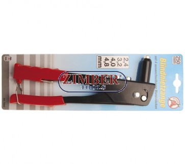 Riveter | 2.4 - 4.8 mm | 250 mm-75845- BGS-Kraftmann 