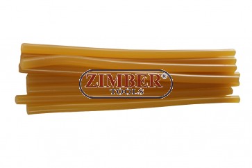 Клей желтый для работы с клеевой системой по устранению вмятины на автомобиле, в упаковке 8 стержней (ZR-36DDMK) - ZIMBER - TOOLS