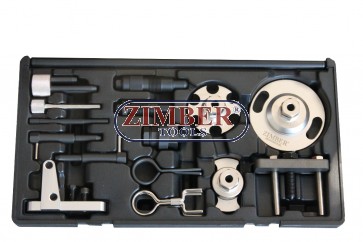 Набор инструмента для фиксации двигателя VAG 2.7, 3.0TDi V6, 4.0, 4.2TDi V8  - ZR-36ETTS224 - ZIMBER TOOLS