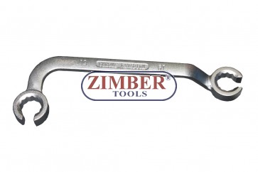 Разрезной ключ 19 мм, для топливных магистралей дизельных автомобилей ZR-36DILW01 - ZIMBER TOOLS.