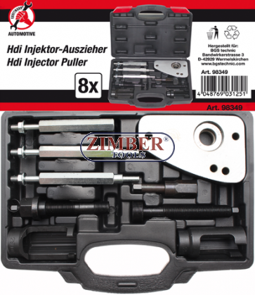 HDI Injector Puller 8 pcs. (98349) - BGS technic