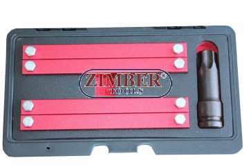Набор инструмента для фиксации двигателя Mercedes Benz M276, M157, M278, T100 Socket - ZT-04A2360D - SMANN TOOLS.