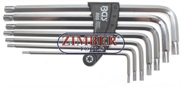 L-Type Wrench Set | Spline (for RIBE) M4 - M10 | 7 pcs. - 800 - BGS technic