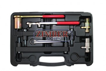 Набор инструмента для фиксации двигателя Jaguar, Land Rover 3.2, 3.5, 4.0, 4.2, 4.4 V8 - Chain Drive, ZR-36ETTS74 -ZIMBER TOOLS.
