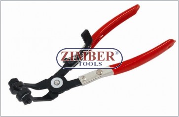 Angled flat band hose clamp pliers, ZR-36CPAFBH- ZIMBER TOOLS.