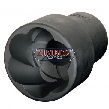 Twist Socket 1/2"Dr. 24mm 50L, ZR-36BES42401 - ZIMBER TOOLS