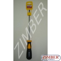 Slotted screwdrivers 6 Х 200 (ZL-S601 6X200 (-)) - ZIMBER TOOLS