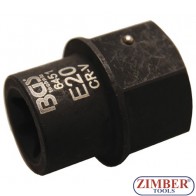 Socket for Brake Calliper E-Type for Torx for MAN, TGL 30 mm Drive E20 (6451) - BGS technic