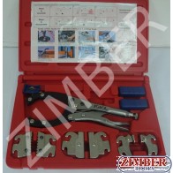 Клещи универсални /и за маслен филтър/ с накрайници к-т - FORCE