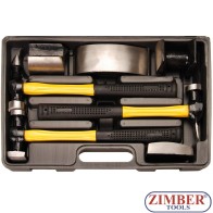 Body Repair Set 7 pcs. (1670) - BGS technic