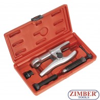 Adjustable ball joint extractor with hydraulic ram for heavy trucks , ZT-04B3034 - SMANN TOOLS