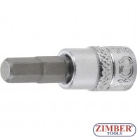 Bit Socket | 6.3 mm (1/4") Drive | internal Hexagon 6 mm -2500 - BGS-technic.