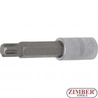 Bit Socket | length 100 mm | 12.5 mm (1/2") Drive | Spline (for RIBE) | M13 - 4167 - BGS technic.