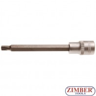 Bit Socket | length 140 mm | 12.5 mm (1/2") Drive | Spline (for RIBE) | M7 - 4234- BGS technic.