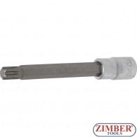 Bit Socket | length 140 mm | 12.5 mm (1/2") Drive | Spline (for RIBE) | M8 - 4173 -  Bgs technic.