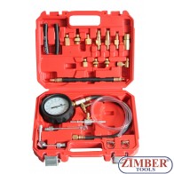 Fuel Pressure Meter Tester Oil Combustion Spraying Injection Gauge Test Tool Kit, ZT-04105A - ZIMBER-TOOLS