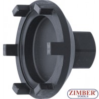 Rear Axle Groove Nut Socket for Mercedes-Benz Citaro, Evo Bus (ZF axle 132) | 72 x 84 mm - 9861- BGS technic.
