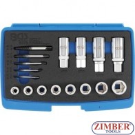 Screw and Stud Extractor Set | 17 pcs. - 8378 - BGS technic.