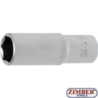 Socket, Hexagon, deep 12.5 mm 1/2" Drive 19 mm (10559) - BGS technic