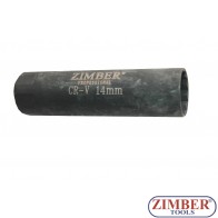 Spark Plug Socket 14-mm 3/8", ZR-36SPSWS3814 - ZIMBER-TOOLS
