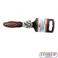 Stubby Ratchet Handle with quick release 1/4"Dr. - ZR-04RHSU01401 - ZIMBER TOOLS
