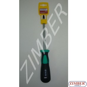 Hammer Pozidriv screwdrivers 8 Х 150 (ZL-S601 8X150 (+)) - ZIMBER TOOLS