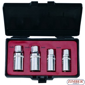 Stud extractor set SAE 6-mm, 8 - mm,10 -mm, 12- mm. 4pc,5042 - FORCE