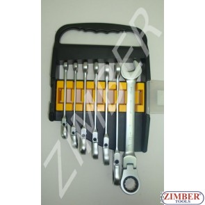 Reversible flexible gear wrenches set, 7pcs. - (150363) 