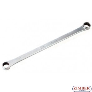 Extra Long Offset Ring Wrench, 10x12-mm - 7601012 - FORCE.